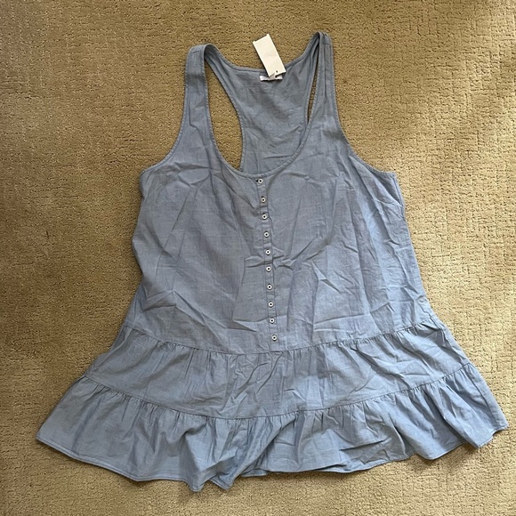GAP | Tops | Nwt Gap Body Chambray Tank | Poshmark